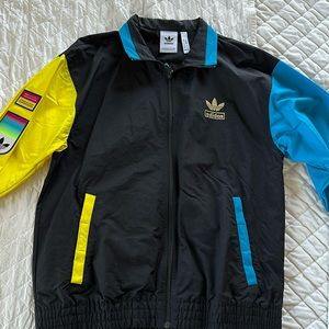 Adidas multi-color full zip-up jacket